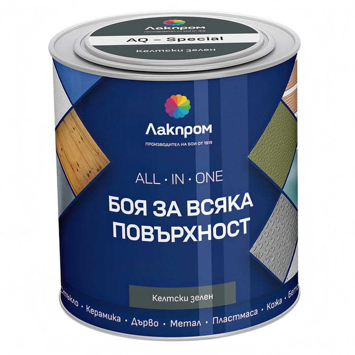 PAINT FOR ALL SURFACES CELTIC GREEN 700 ML LACKPROM