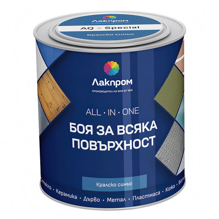 PAINT FOR ALL SURFACES ROYAL BLUE 700 ML LACKPROM