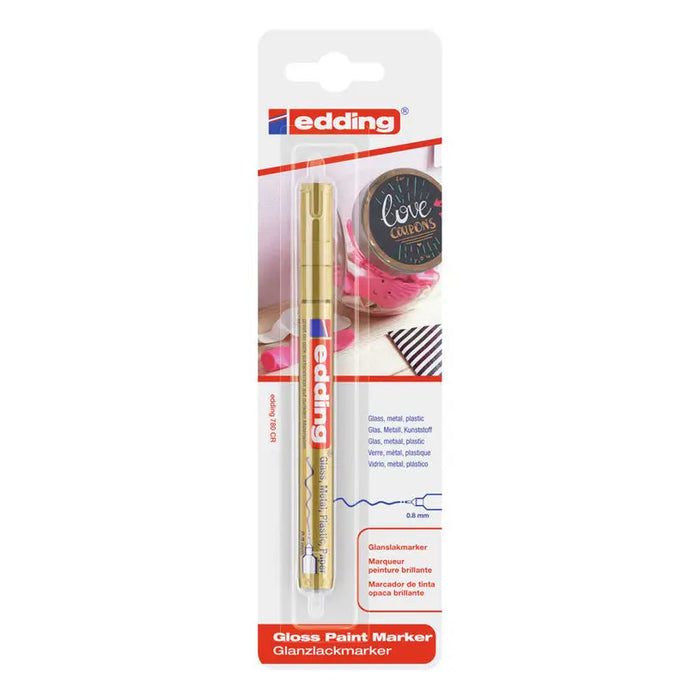 LACQUER MARKER GOLD EDDING - Маркери креди и други<<<Ръчни инструменти<<<Инструменти и
