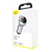 Ładowarka samochodowa Baseus z wyświetlaczem 2x USB 4,8A 24W (srebrna) - Car charger<<<Основна<<<DunaXML&&&Car