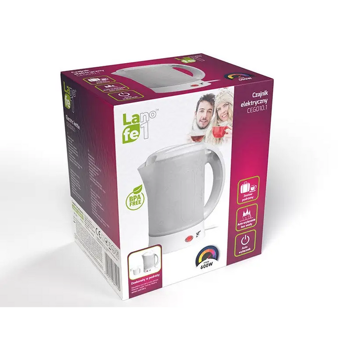 LAFE CEG-010.1 electric kettle 0.6 L 650 W - Electric kettlesAGD-CZE<<<Home Appliance - ProductsAGD<<<ActionPL