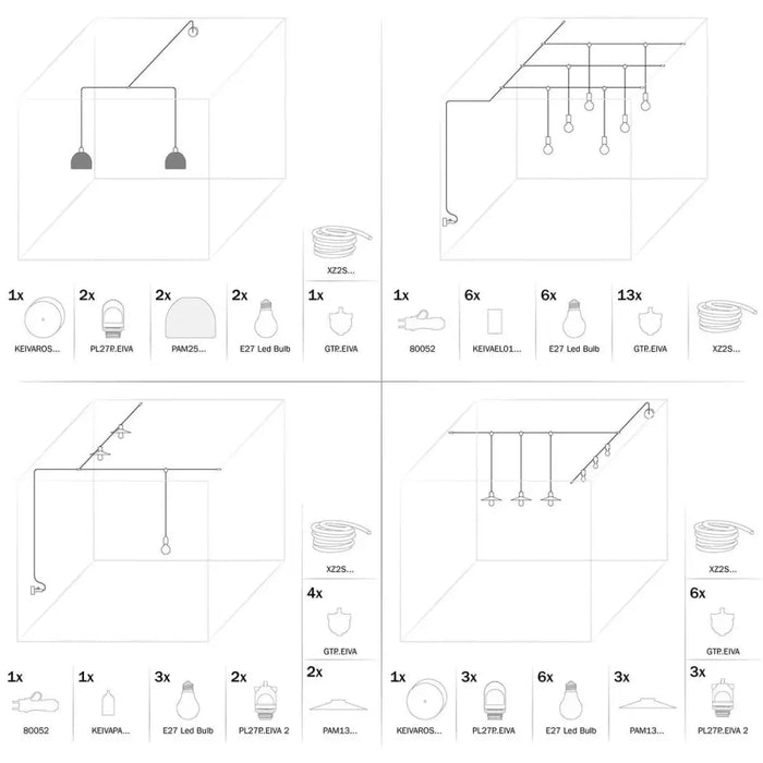 Lamp holder Creative Black E27 - Декорация и Осветление<<<Дом Градина<<<BigBuy&&&Лампи<<<Декорация и Осветление<<<Дом