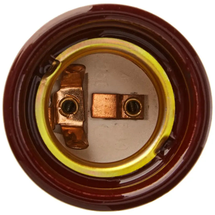 Lamp holder F-line Brown 100 W E27 Vintage - Декорация и Осветление<<<Дом Градина<<<BigBuy&&&Лампи<<<Декорация и