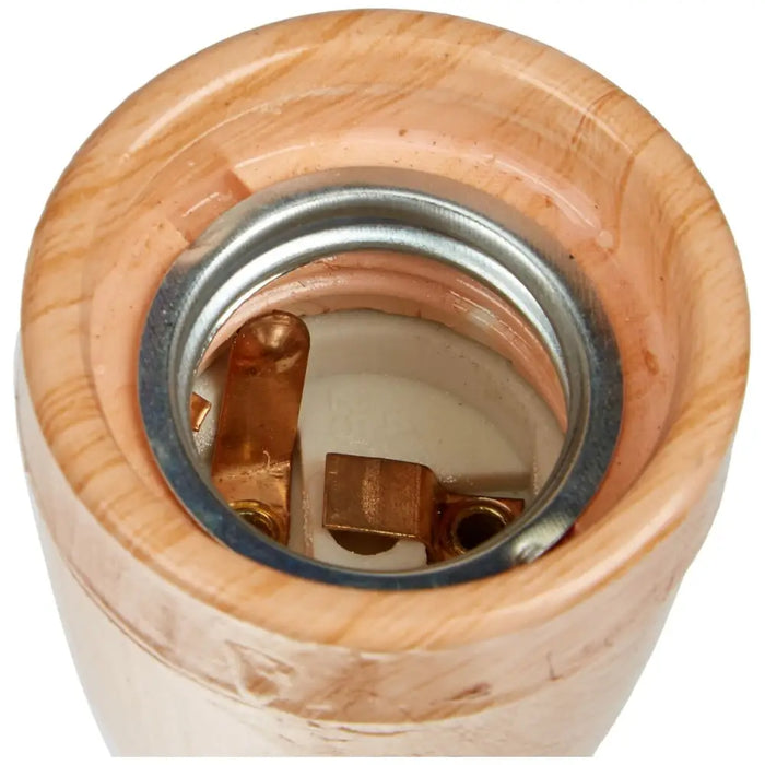 Lamp holder F-line Wood 100 W E27 Vintage - Декорация и Осветление<<<Дом Градина<<<BigBuy&&&Лампи<<<Декорация и