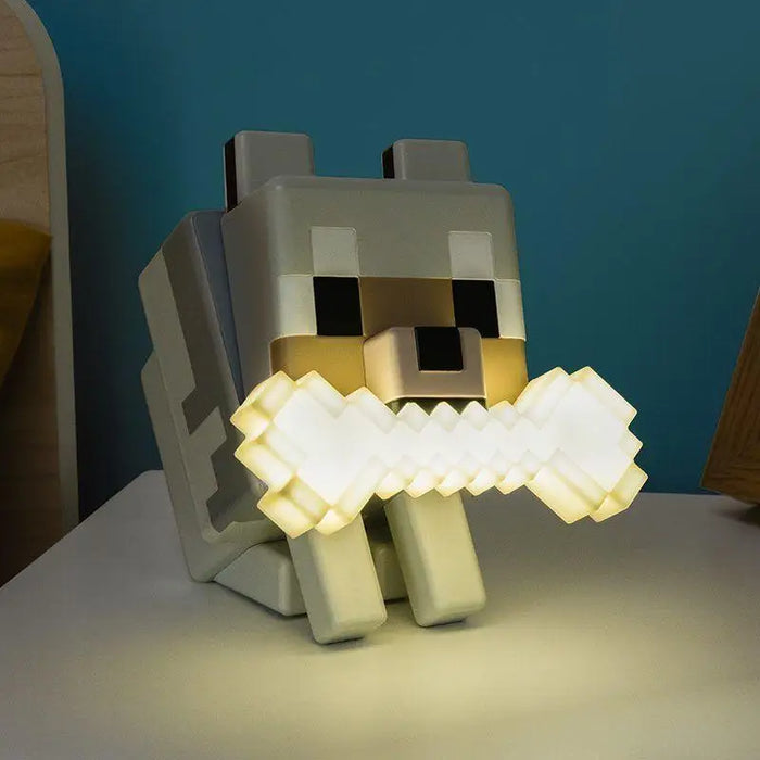 Lamp Paladone Glo Buddies: Minecraft - Wolf Light PP14761MCF - Дрехи и аксесоари<<<Геймърска периферия<<<ValiAPI