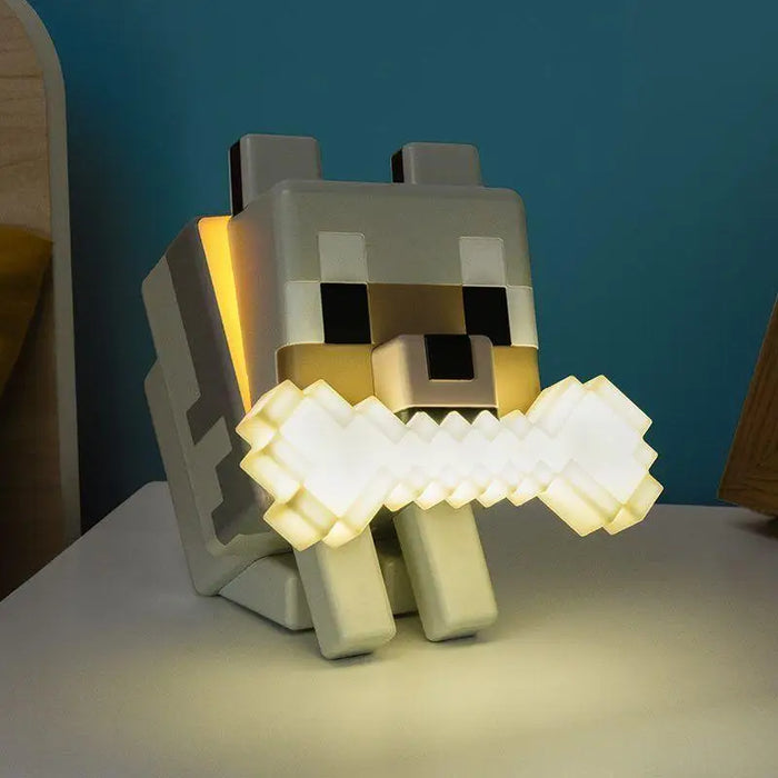 Lamp Paladone Glo Buddies: Minecraft - Wolf Light PP14761MCF - Дрехи и аксесоари<<<Геймърска периферия<<<ValiAPI