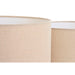 Lamp Shade Home ESPRIT Beige Linen Metal Urban 40 x 40 x 28 cm (3 Pieces) - Декорация и Осветление<<<Дом