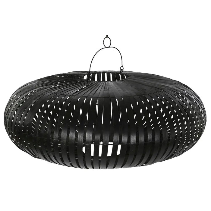 Lamp Shade Home ESPRIT Black Bamboo 80 x 80 x 30 cm - Декорация и Осветление<<<Дом Градина<<<BigBuy&&&Лампи<<<Декорация