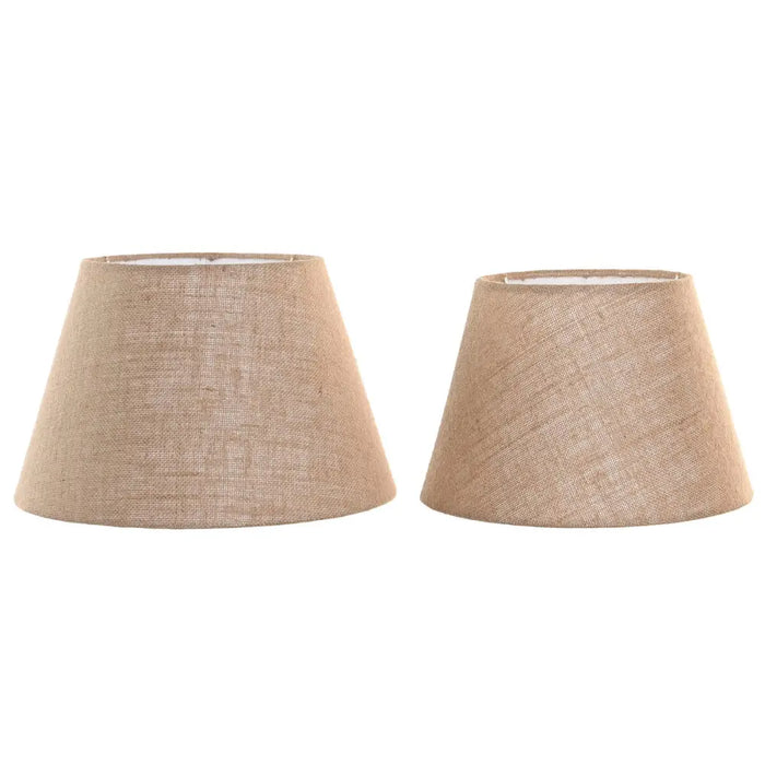 Lamp Shade Home ESPRIT Brown Jute Metal 40 x 40 x 25 cm (2 Units) - Декорация и Осветление<<<Дом