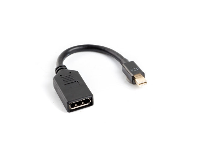 Lanberg adapter display port mini (m) -> display port (f) 10cm cable black - Адаптери<<<LANBERG адаптери конектори и