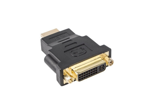 Lanberg adapter HDMI (m) -> DVI-D (f) (24 + 5) single link black - Адаптери<<<LANBERG адаптери конектори и