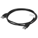 Lanberg CA-USBA-20CU-0010-BK USB cable 1m 2.0 USB A Black - USB cablesKBA-USB<<<Cables and adaptersKBA<<<ActionPL