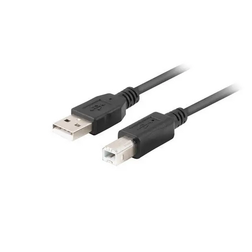 Lanberg Cable USB-A(M)->USB-B(M) 2.0 Ferrite 1M Box Black - USB<<<LANBERG кабели<<<LANBERG<<<PolyComp&&&USB