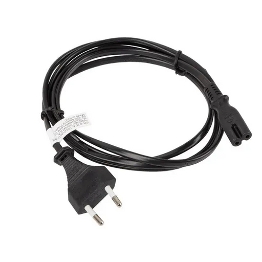 Lanberg CEE 7/16 -> IEC 320 C7 EURO (RADIO) power cord 1.8m black - Захранващи<<<LANBERG
