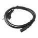 Lanberg CEE 7/16->IEC 320 C7 EURO (RADIO) Power Cord 3m VDE Black - Захранващи<<<LANBERG
