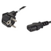 Lanberg CEE 7/7 -> IEC 320 C13 power cord 1.8m black - Захранващи<<<LANBERG кабели<<<LANBERG<<<PolyComp&&&Компютър