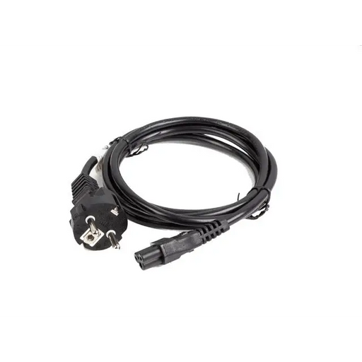 Lanberg CEE 7/7 (MICKEY) -> IEC 320 C5 power cord 1.8m VDE Straight black - Захранващи<<<LANBERG