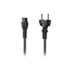 Lanberg CEE 7/7 (MICKEY) -> IEC 320 C5 power cord 1.8m VDE Straight black - Захранващи<<<LANBERG
