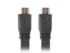 Lanberg HDMI M/M V2.0 cable 1m 4K flat black - Видео<<<LANBERG кабели<<<LANBERG<<<PolyComp&&&HDMI