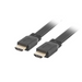 Lanberg HDMI M/M V2.0 cable 1m 4K flat black - Видео<<<LANBERG кабели<<<LANBERG<<<PolyComp&&&HDMI