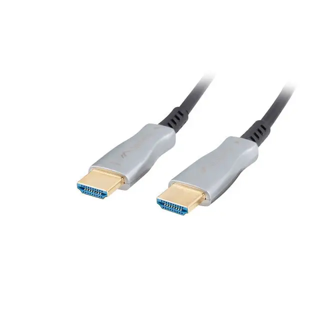 Lanberg HDMI M/M v2.0 cable 30m optical black aoc - Видео<<<LANBERG кабели<<<LANBERG<<<PolyComp&&&Адаптери<<<Компютър