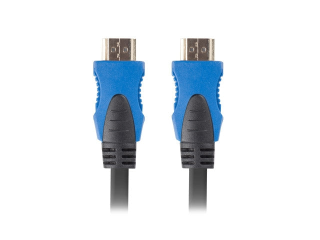 Lanberg HDMI M/M V2.0 cable 4K 3m CU black - Видео<<<LANBERG кабели<<<LANBERG<<<PolyComp&&&Адаптери<<<Компютър Кабели и