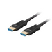 Lanberg HDMI M/M v2.1 cable 50m optical black aoc - Видео<<<LANBERG кабели<<<LANBERG<<<PolyComp&&&Адаптери<<<Компютър