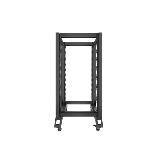 Lanberg open rack 22U 600x800 black - Сървърни и комуникационни шкафове<<<LANBERG сървърни шкафове и