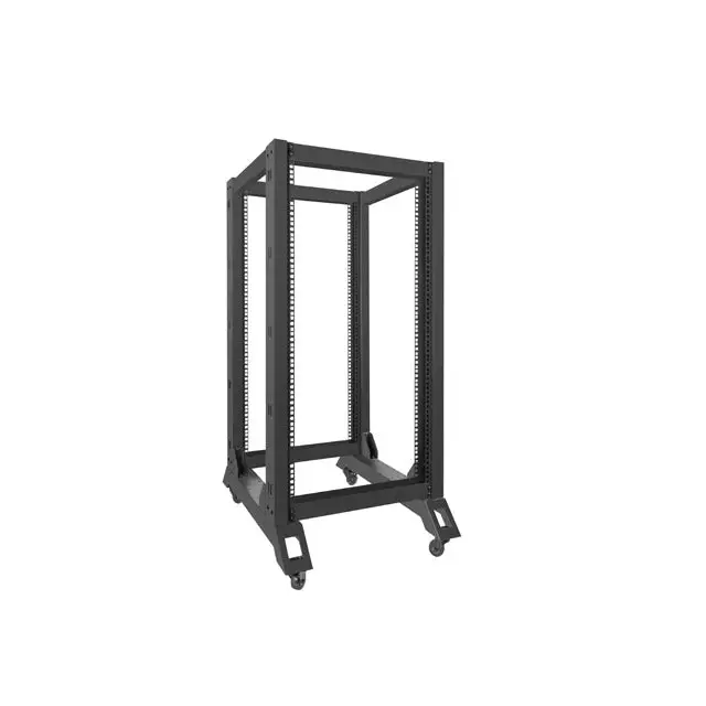 Lanberg open rack 22U 600x800 black - Сървърни и комуникационни шкафове<<<LANBERG сървърни шкафове и