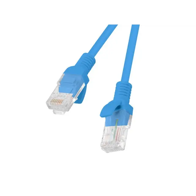 Lanberg patch cord CAT.5E 5m blue - Пач<<<LANBERG кабели<<<LANBERG<<<PolyComp&&&PatchcableKGW-PAT<<<Cables jacks