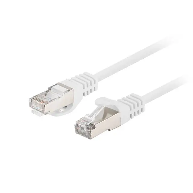 Lanberg patch cord CAT.6 FTP 3m fluke passed (10-pack) white - Пач<<<LANBERG кабели<<<LANBERG<<<PolyComp&&&Мрежови