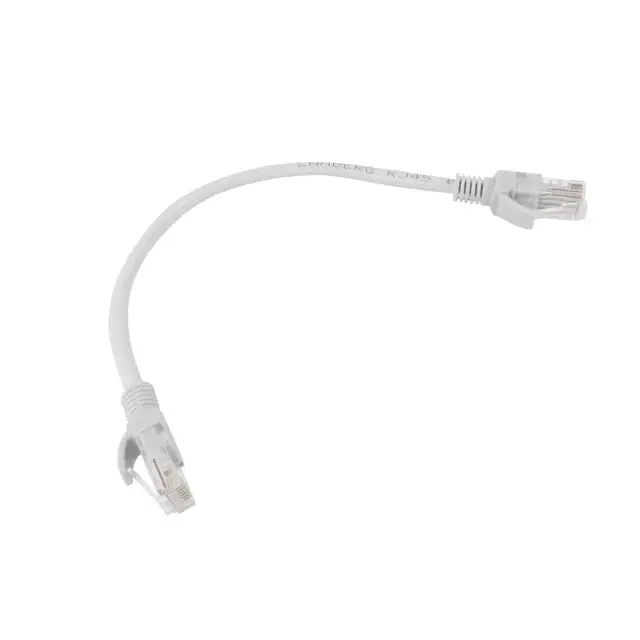 Lanberg patch cord CAT.6 UTP 0.25m 10pcs grey - Пач<<<LANBERG кабели<<<LANBERG<<<PolyComp&&&Компютър Кабели и