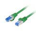 Lanberg patch cord CAT.6A FTP LSZH CCA 0.5m Fluke Passed green - Пач<<<LANBERG
