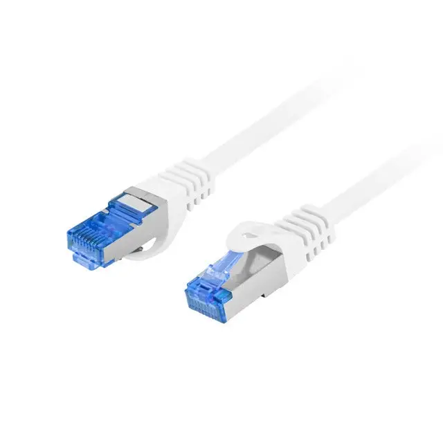 Lanberg patch cord CAT.6A FTP LSZH CCA 20m Fluke Passed white - Пач<<<LANBERG