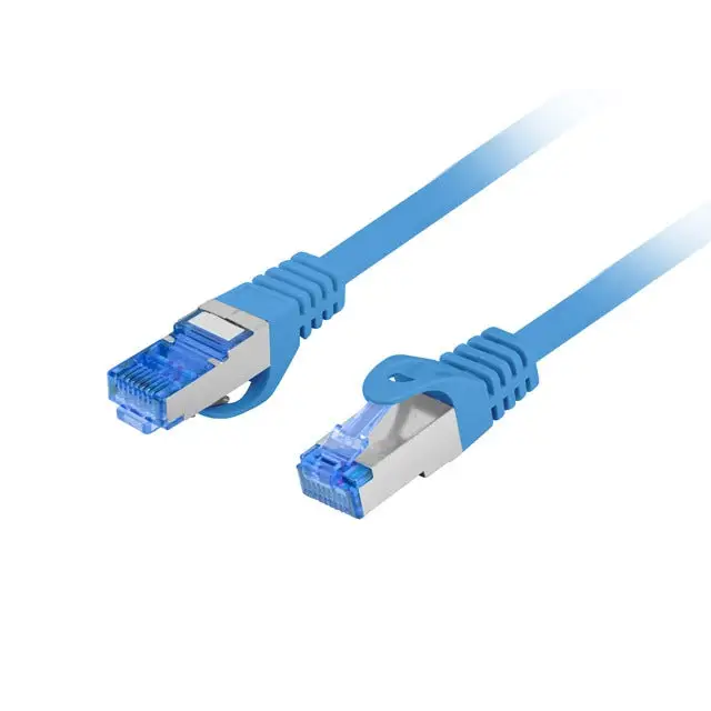Lanberg patch cord CAT.6A FTP LSZH CCA 5m Fluke Passed blue - Пач<<<LANBERG кабели<<<LANBERG<<<PolyComp&&&Компютър