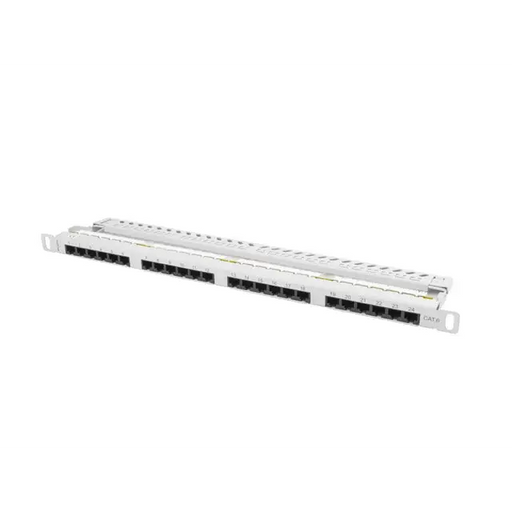 Lanberg patch panel 24 port 0.5U CAT.6 grey - Пач панели<<<LANBERG сървърни шкафове и