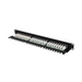 Lanberg patch panel 24 port 1U 19’’ CAT.6a utp with cable organizer black - Пач панели<<<LANBERG сървърни шкафове и