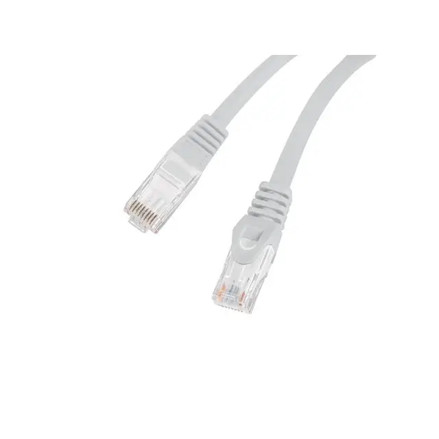 Lanberg patchcord CAT.6 UTP LSZH CCA 5m Fluke Passed Grey - Пач<<<LANBERG кабели<<<LANBERG<<<PolyComp&&&Мрежови
