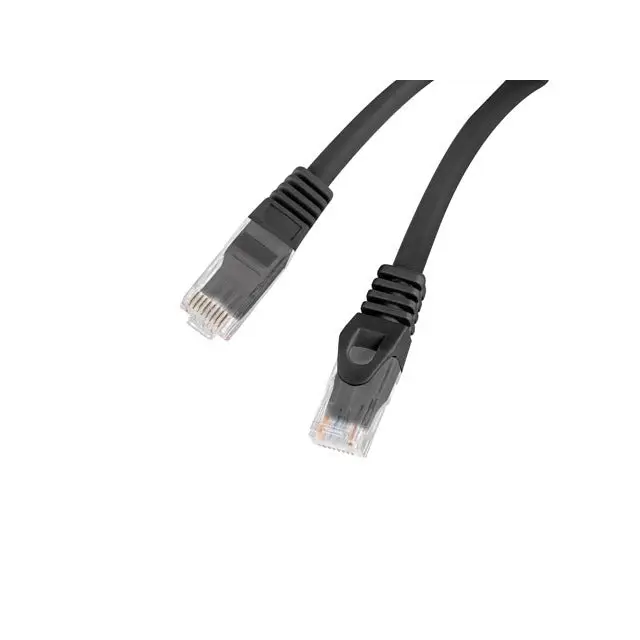 Lanberg patchcord CAT.6 utp lszh cu 5m black fluke passed - Пач<<<LANBERG кабели<<<LANBERG<<<PolyComp&&&Компютър Кабели