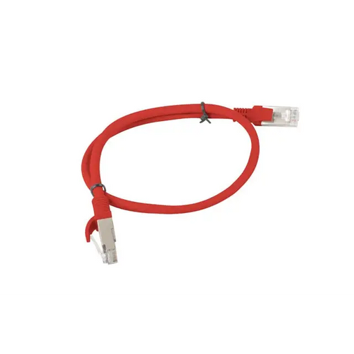 LANBERG PATCHCORD UTP CAT.5E 0.5M RED PCU5-10CC-0050-S
