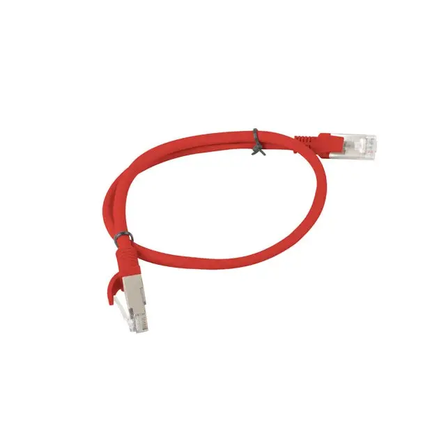 LANBERG PATCHCORD UTP CAT.5E 0.5M RED PCU5-10CC-0050-S