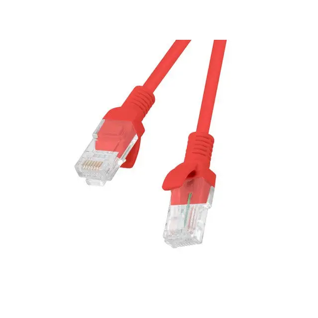 Lanberg PCU5-10CC-0200-R networking cable 2 m Cat5e U/UTP (UTP) Red