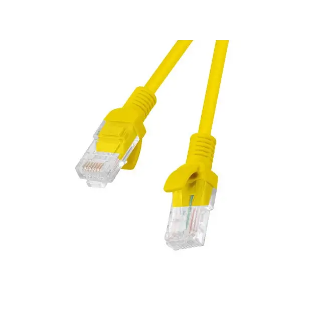 Lanberg PCU5-10CC-0200-Y networking cable Yellow 2 m Cat5e U/UTP (UTP)