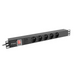 Lanberg power distribution unit (pdu) 19’’ 1U 10a 2m 5x french outlets black c14 - Разклонители<<<LANBERG сървърни