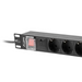 Lanberg power distribution unit (pdu) 19’’ 1U 16a 2m 8x schuko outlets black - Разклонители<<<LANBERG сървърни шкафове