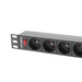 Lanberg power distribution unit (PDU) 19’’1U 16A 9 SOCKETS 3M black - Захранващи панели<<<LANBERG сървърни шкафове и