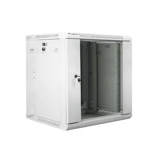 Lanberg rack cabinet 19’’ double-section wall-mount 12U / 600x600 for self-assembly (flat pack) grey - Сървърни и