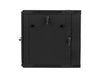 Lanberg rack cabinet 19’’ double-section wall-mount 12U / 600x600 for self-assembly (flat pack) black - Сървърни и
