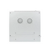 Lanberg rack cabinet 19’’ double-section wall-mount 9U / 600x600 for self-assembly (flat pack) grey - Сървърни и