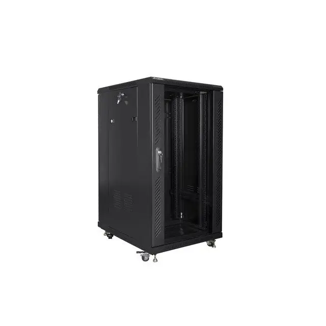 Lanberg rack cabinet 19’’ free-standing 22U/600x800 (flat pack) black - Standing cabinets